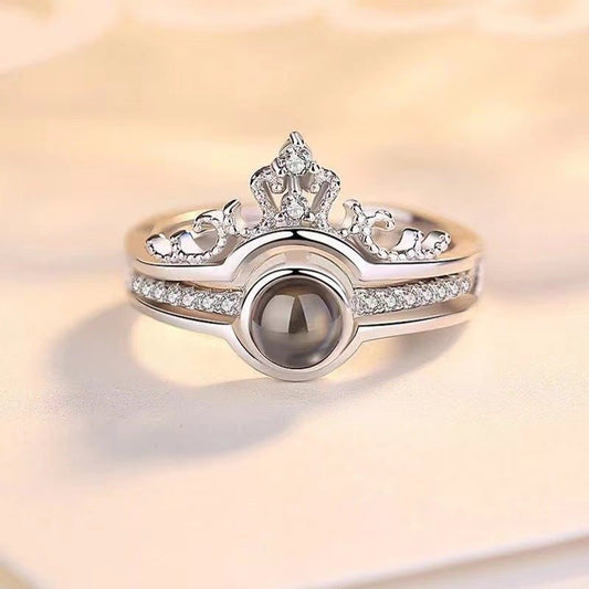 GemCrown Projection Ring - Ring - Nuran Prestige - Silver -