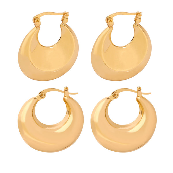 Golden Arc Earrings