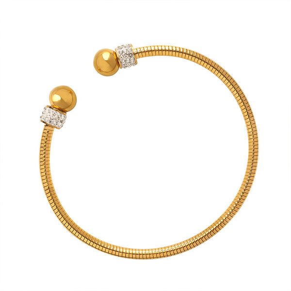 Round Bead Bangle