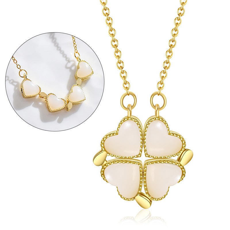 Budelia Necklace - Necklace - Nuran Prestige - White - 