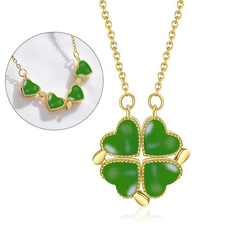 Budelia Necklace - Necklace - Nuran Prestige - Green - 