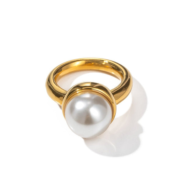 Classic Pearl Ring - ring - Nuran Prestige - 6US - 