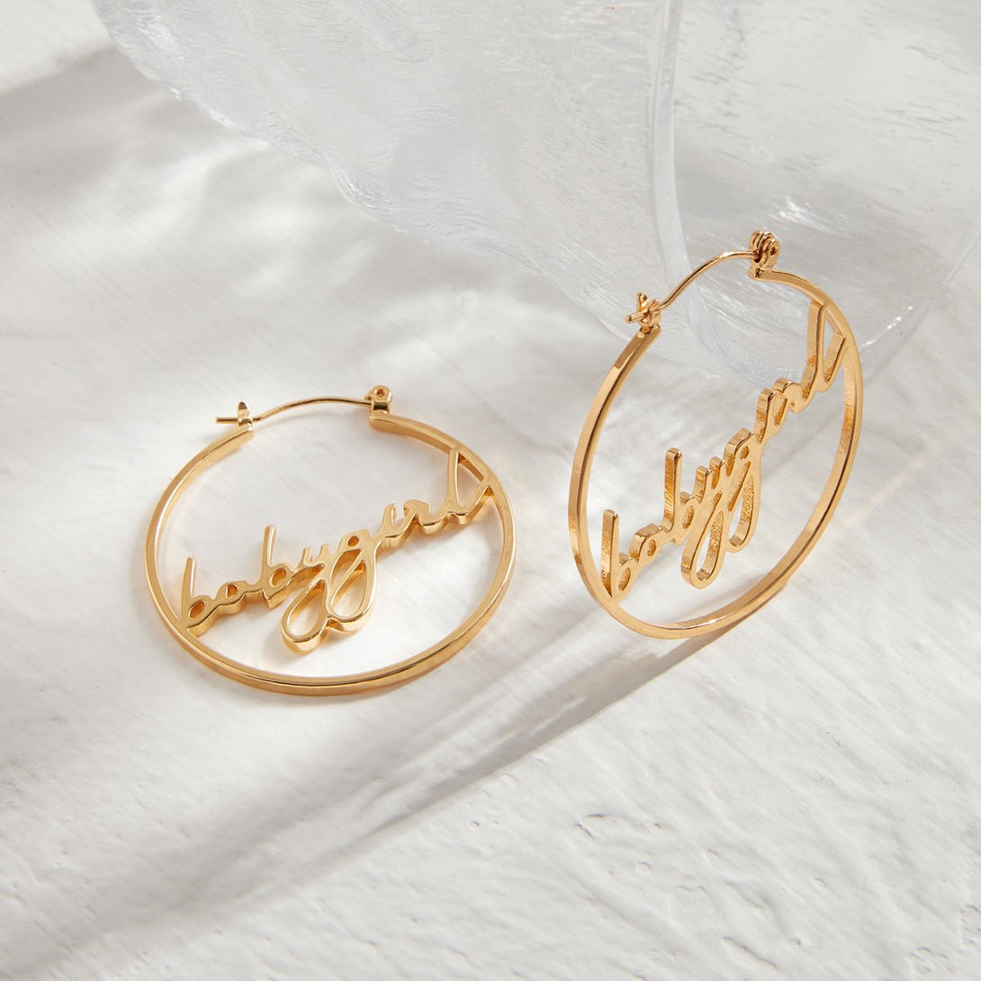 Eleganza Nova Earrings - Earrings - Nuran Prestige - Copper - Gold - 