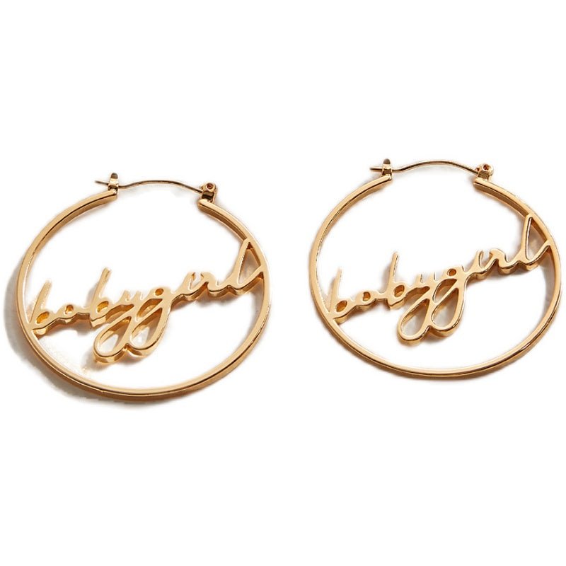 Eleganza Nova Earrings - Earrings - Nuran Prestige - Copper - Gold - 