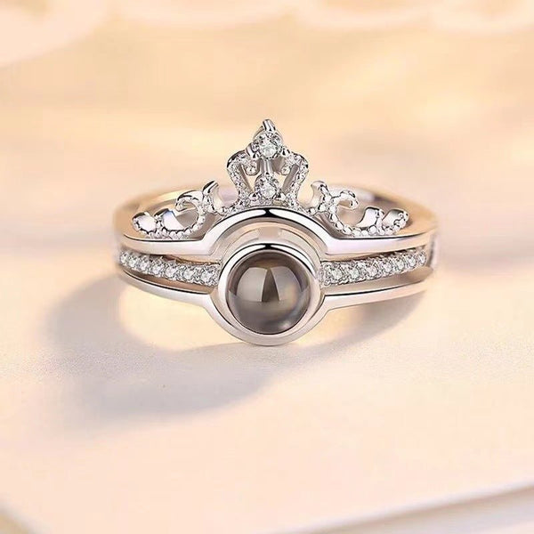 GemCrown Projection Ring - Ring - Nuran Prestige - Silver - 