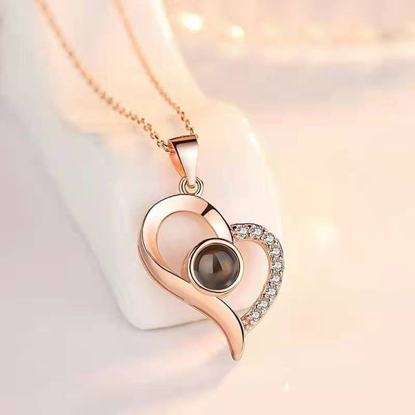 Gifts Rose - Silver Necklaces - necklace - Nuran Prestige - A GOLD - 