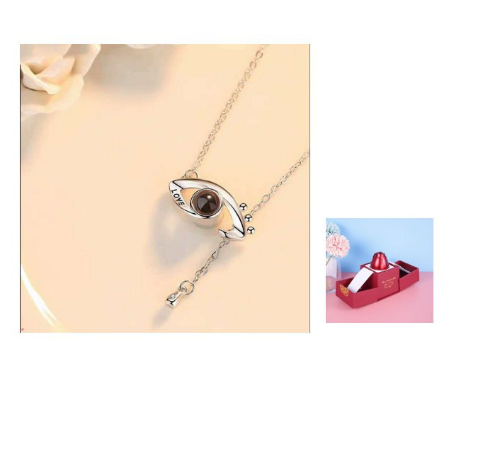 Gifts Rose - Silver Necklaces - necklace - Nuran Prestige - E SİLVER - 