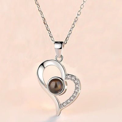 Gifts Rose - Silver Necklaces - necklace - Nuran Prestige - A SİLVER - 