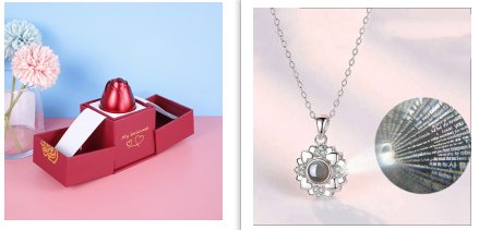 Gifts Rose - Silver Necklaces - necklace - Nuran Prestige - H SİLVER - 