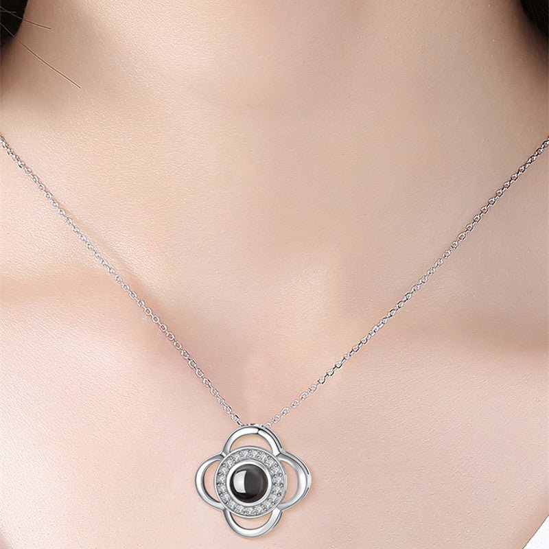 Gifts Rose - Silver Necklaces - necklace - Nuran Prestige - B SİLVER - 