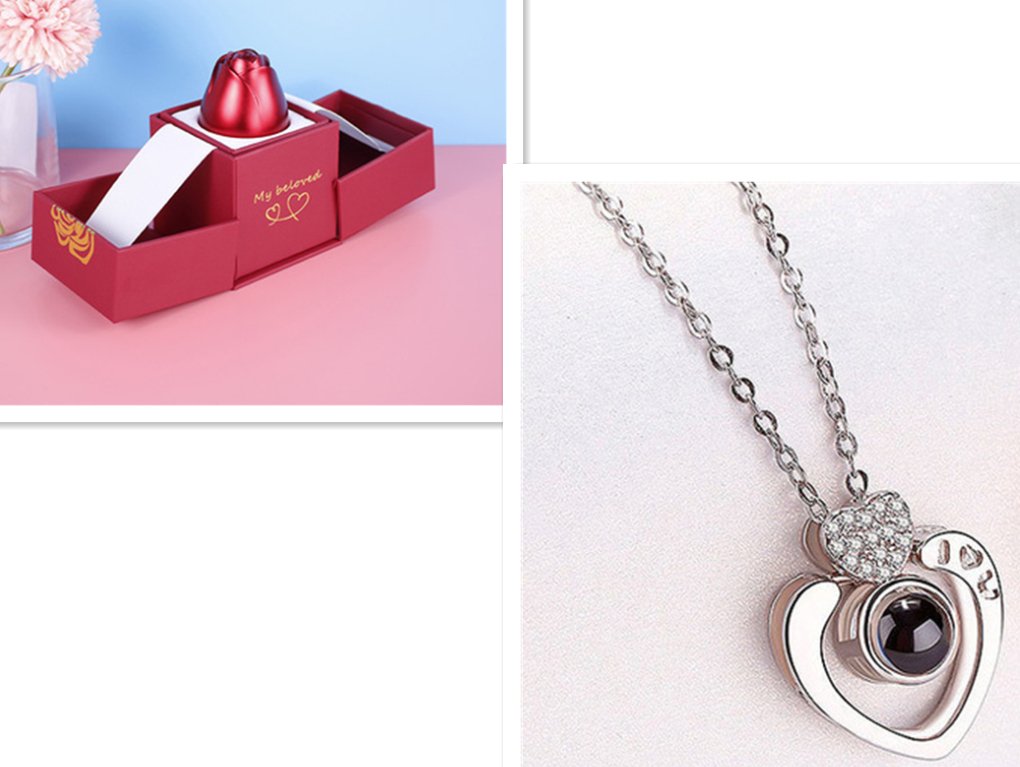 Gifts Rose - Silver Necklaces - necklace - Nuran Prestige - D SİLVER - 