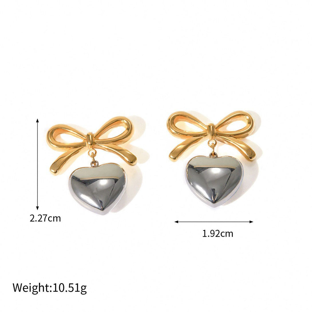 GoldenGrace Earrings - Earrings - Nuran Prestige - Silver - 