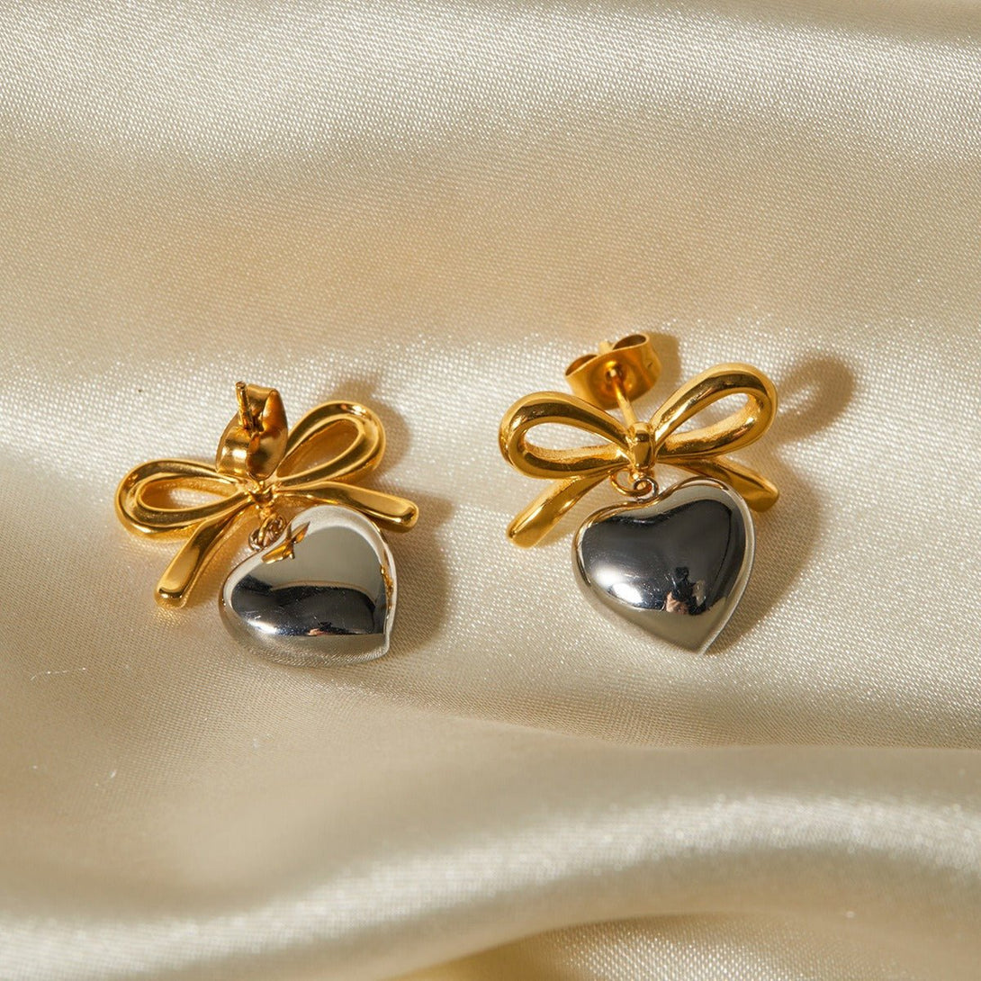 GoldenGrace Earrings - Earrings - Nuran Prestige - Gold - 