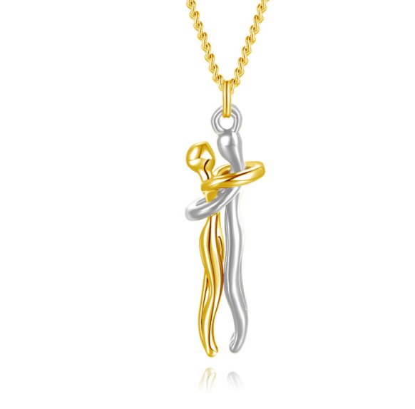 Hug Necklace - Necklace - Nuran Prestige - Gold - 