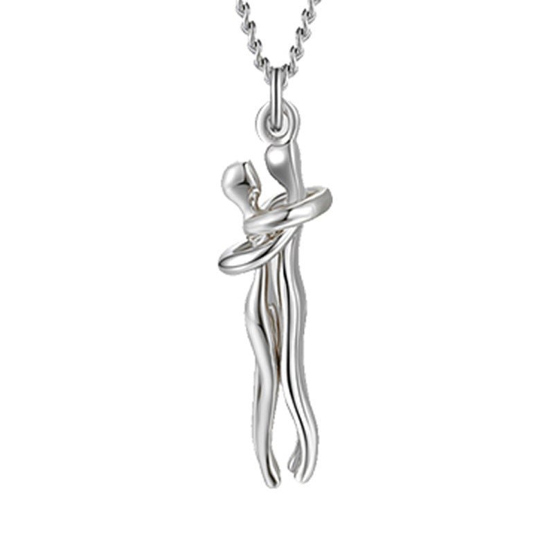 Hug Necklace - Necklace - Nuran Prestige - Silver - 