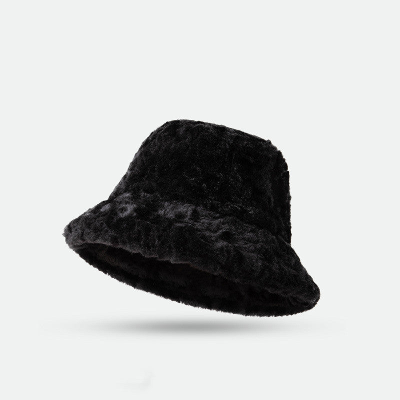 Lambswool Fisherman Warm Fashionable Hat - hat - Nuran Prestige - Black - 56to59CM - 