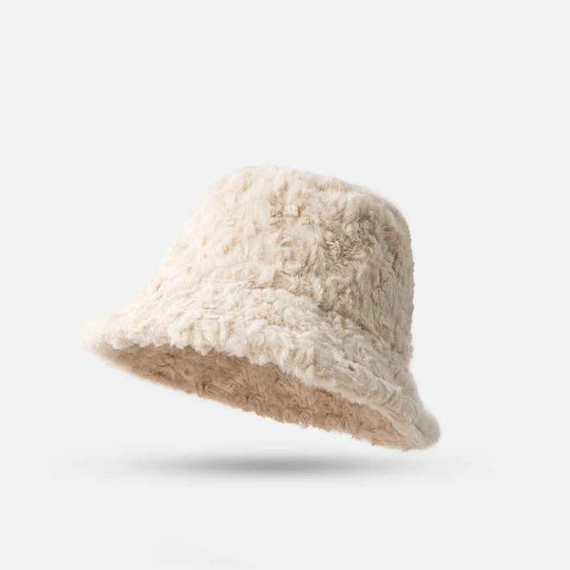 Lambswool Fisherman Warm Fashionable Hat - hat - Nuran Prestige - Beige - 56to59CM - 